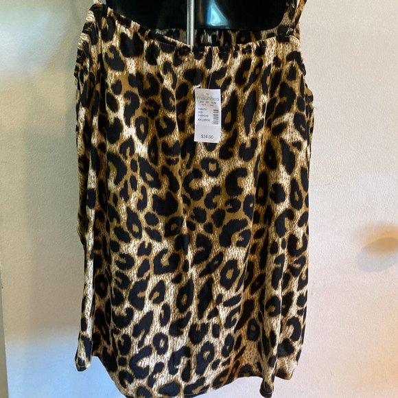 Leopard Print Maurices Tank - Picture 4 of 5